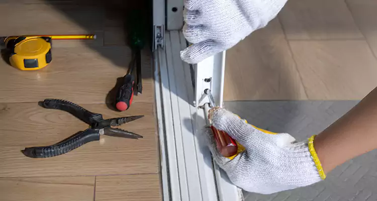 Backyard Sliding Door Track Repair in Fruit Cove, FL