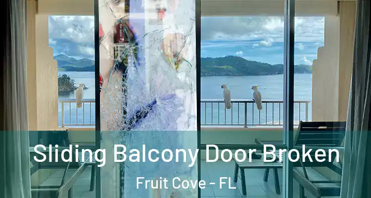 Sliding Balcony Door Broken Fruit Cove - FL